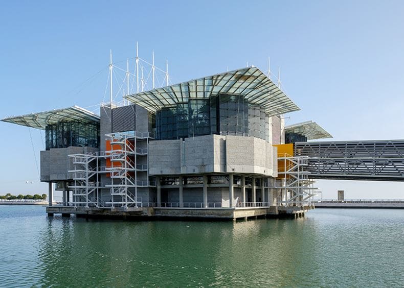 Oceanario de Lisboa en el Parque de las Naciones