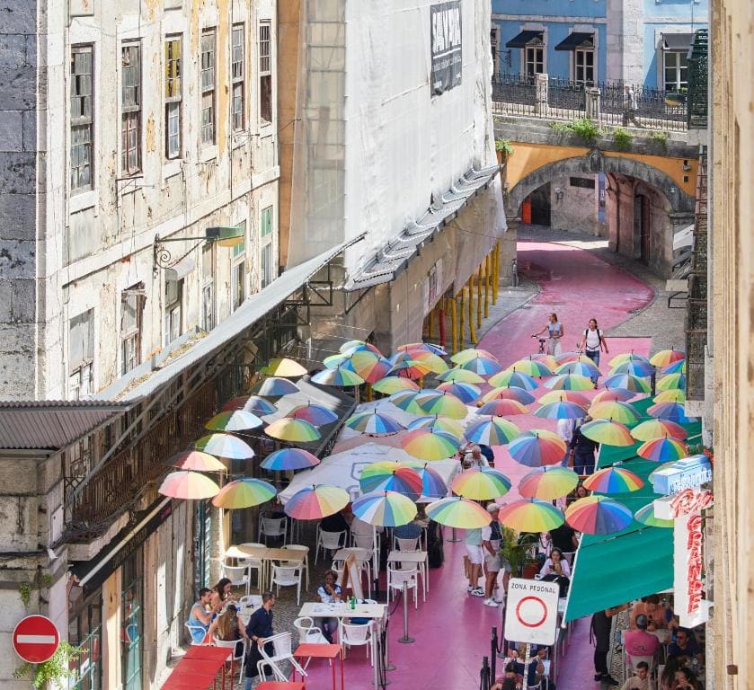 Pink Street en Lisboa